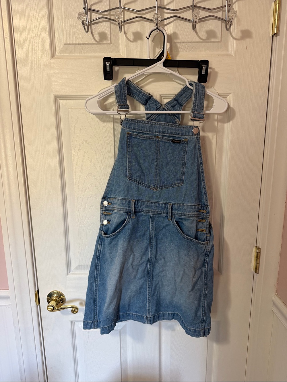 Wrangler Light Blue Denim Womens Overall Dress